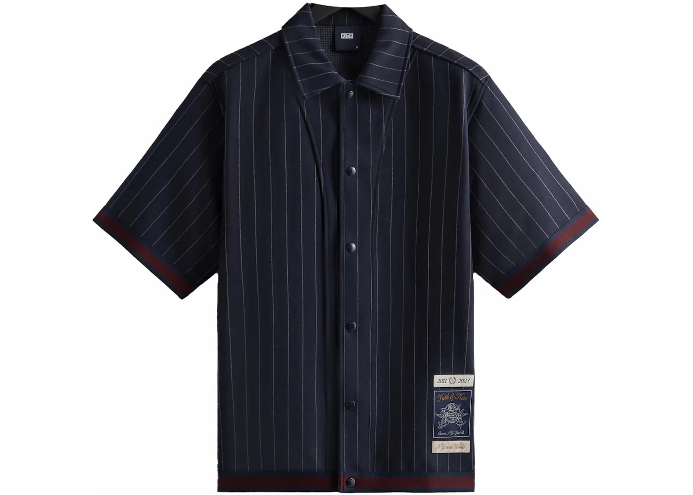 Kith Pinstripe Woodpoint Shooting Shirt Nocturnal
