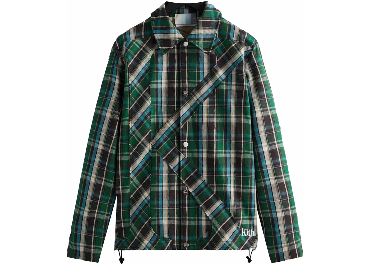 Kith Plaid Initial K Jacket Conifer