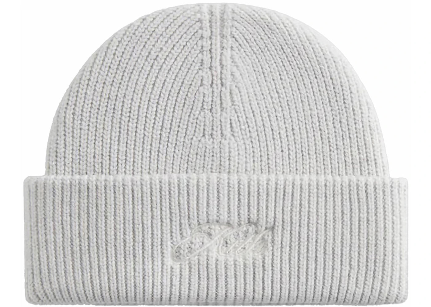 Kith Premier Logo Mia Beanie Light Heather Grey