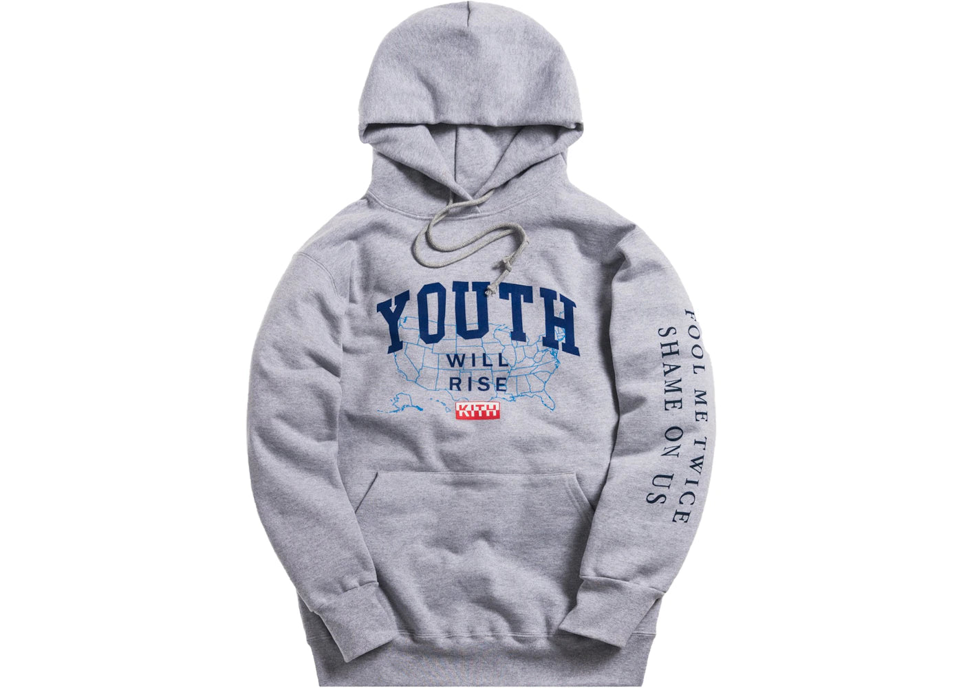 Kith President's Day Hoodie Heather Grey
