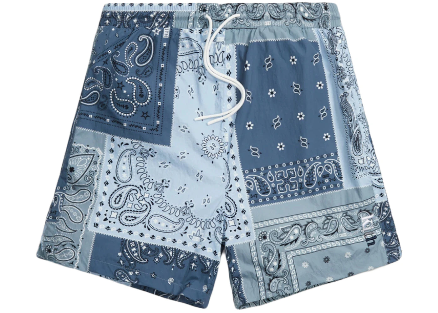 Kith Printed Active Swim Shorts Indigo Blue