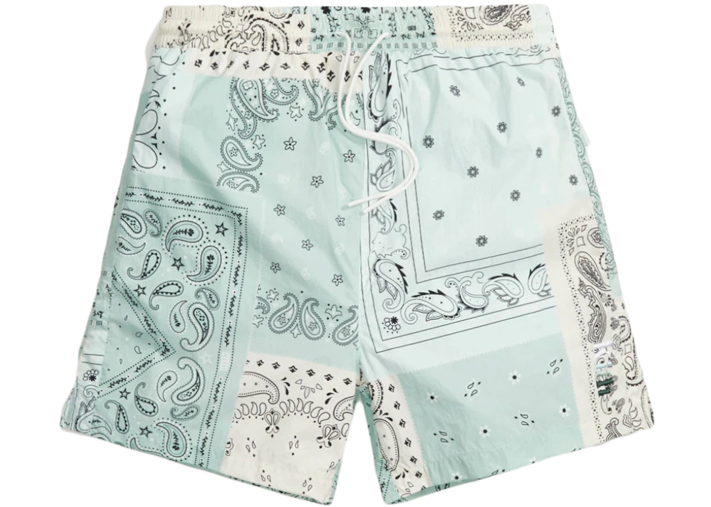 Kith Printed Active Swim Shorts Zen Green