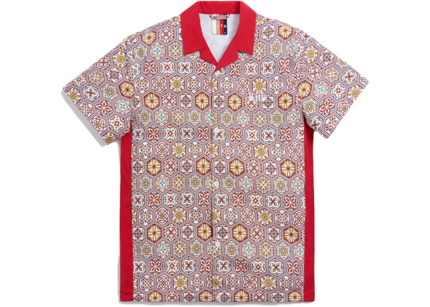Kith Printed Camp Collar Shirt Brown/Multi