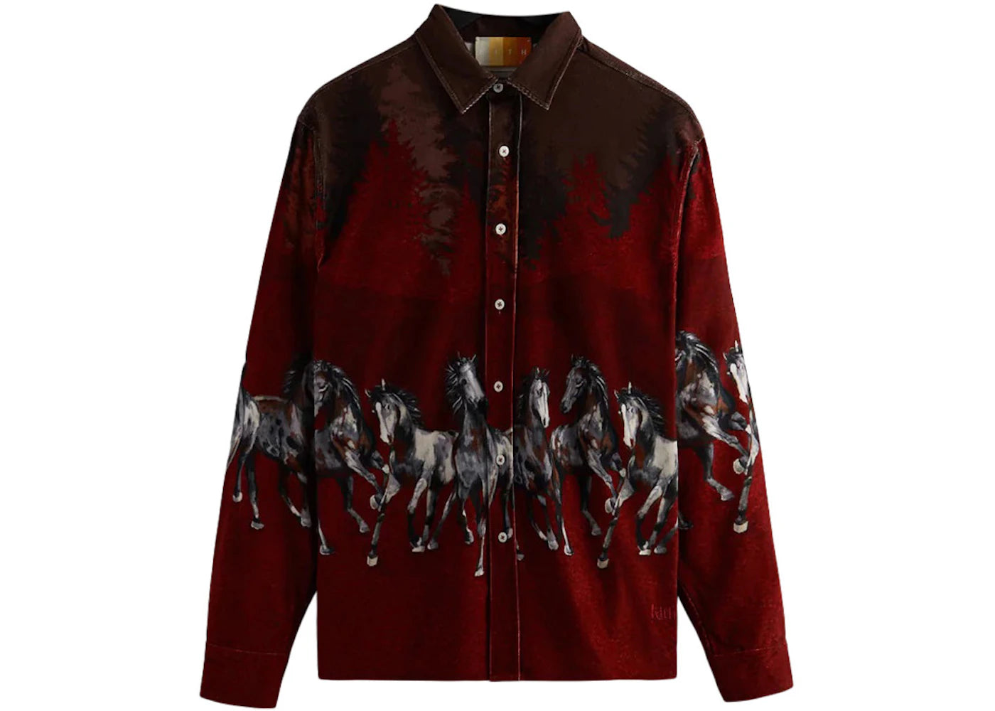 Kith Printed Horses Cord Ludlow Shirt Allure