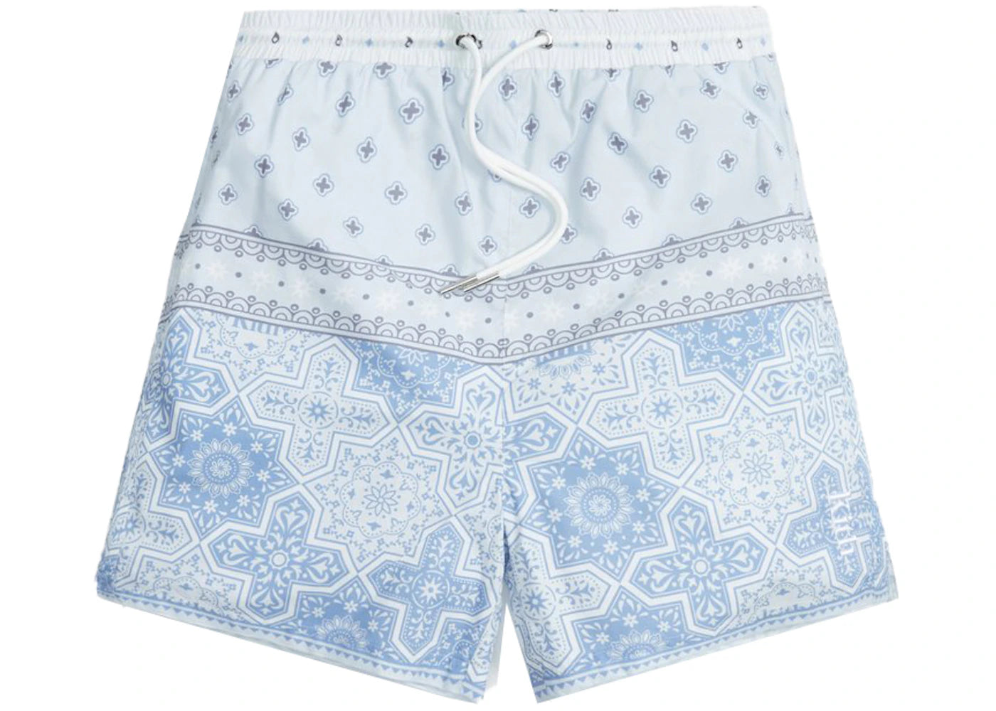 Kith Printed Poplin Active Shorts Avalanche