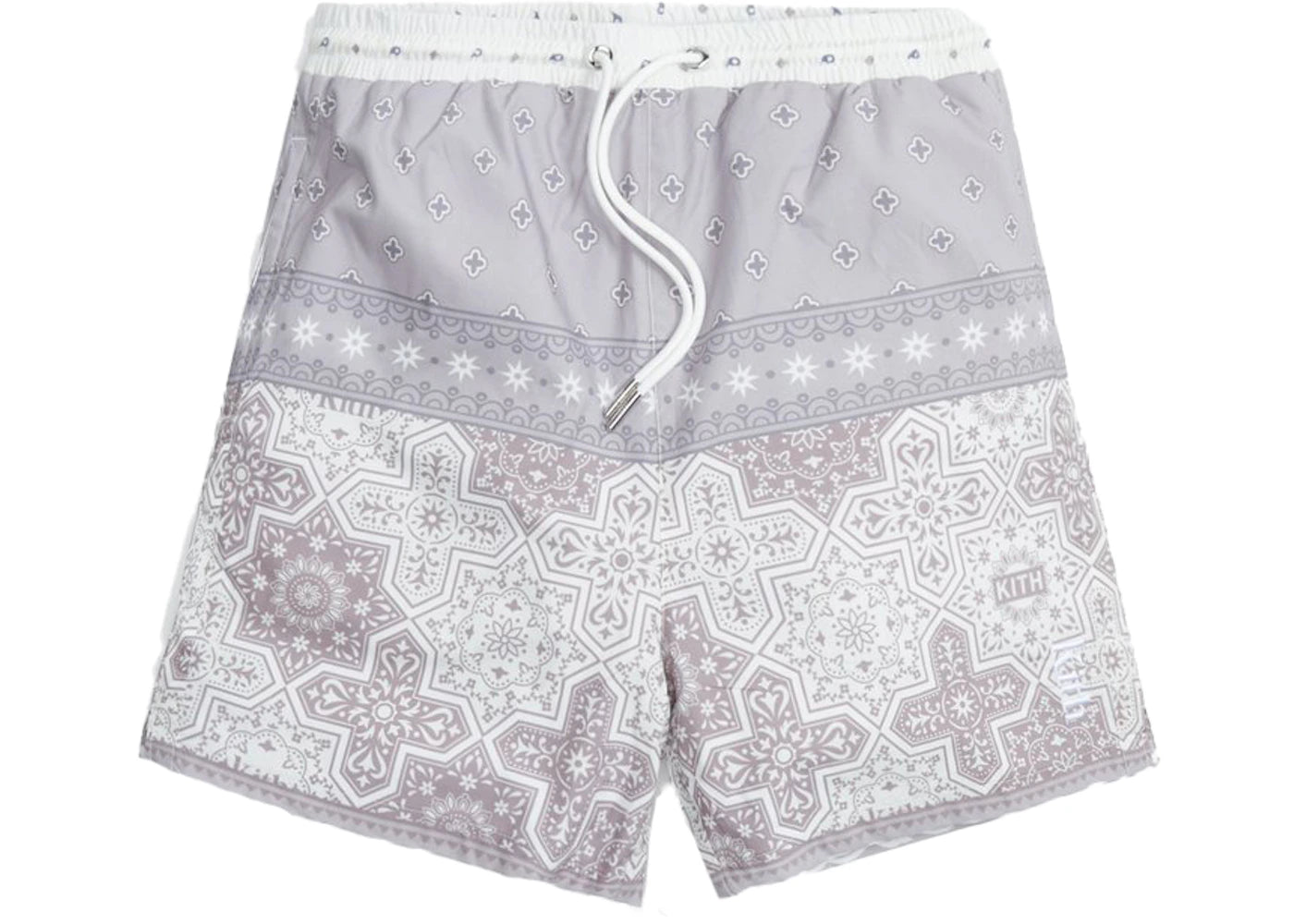 Kith Printed Poplin Active Shorts Dusty Mauve