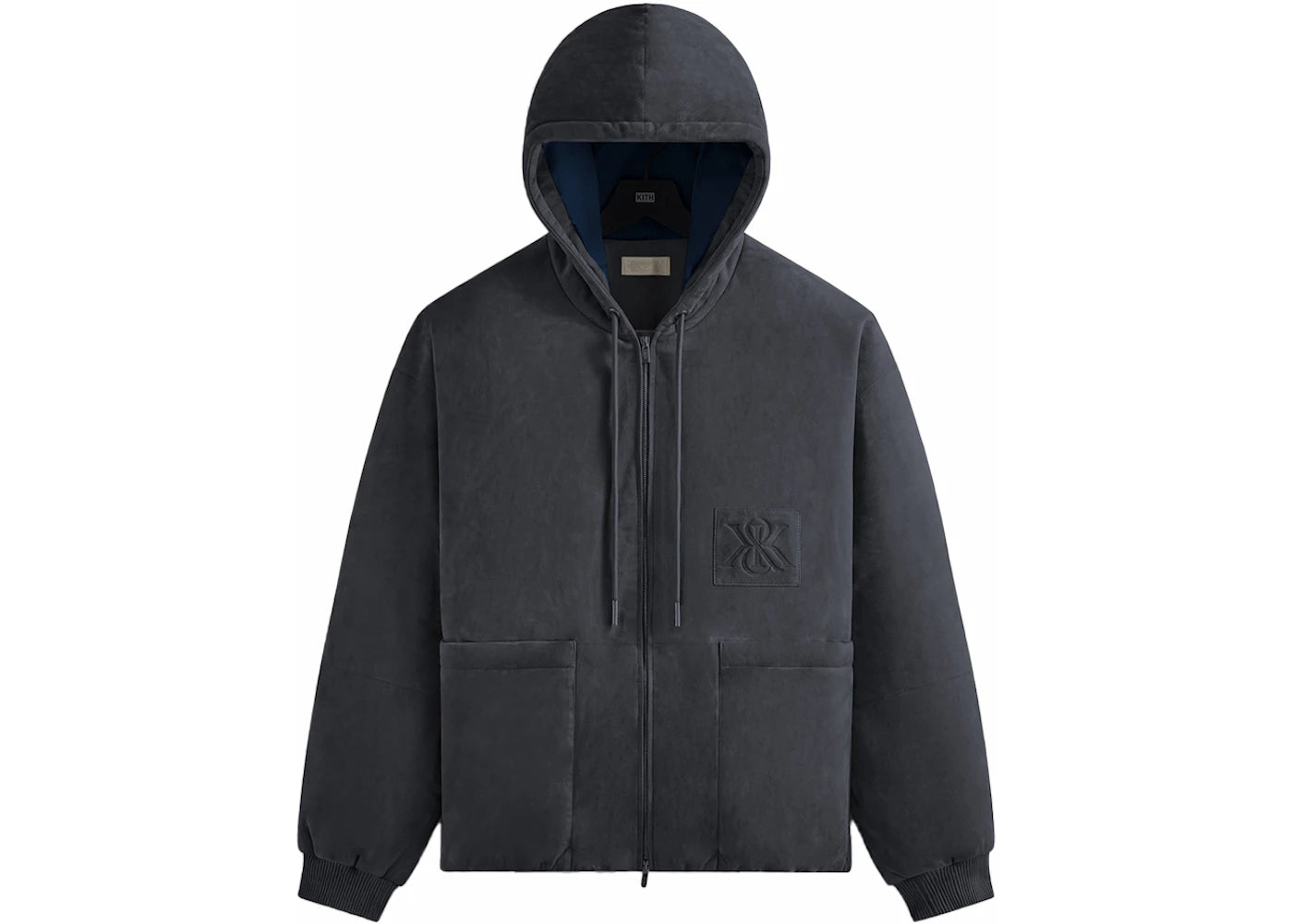 Kith Puffed Suede Jaysen Hoodie Trench