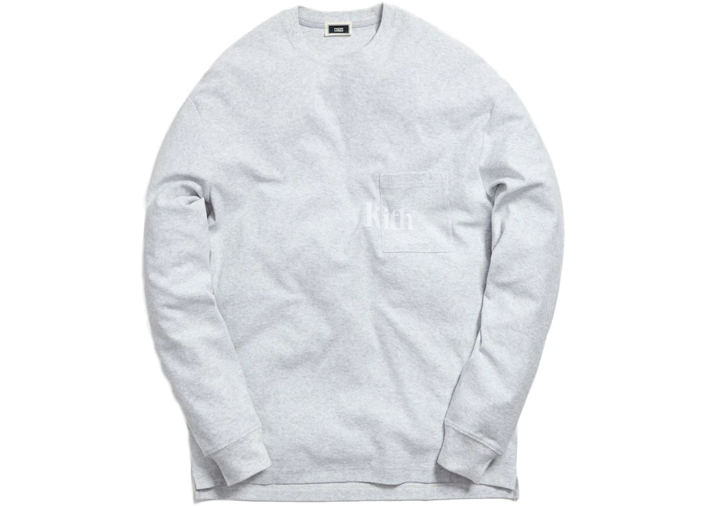 Kith Quinn L/S Tee Light Heather Grey