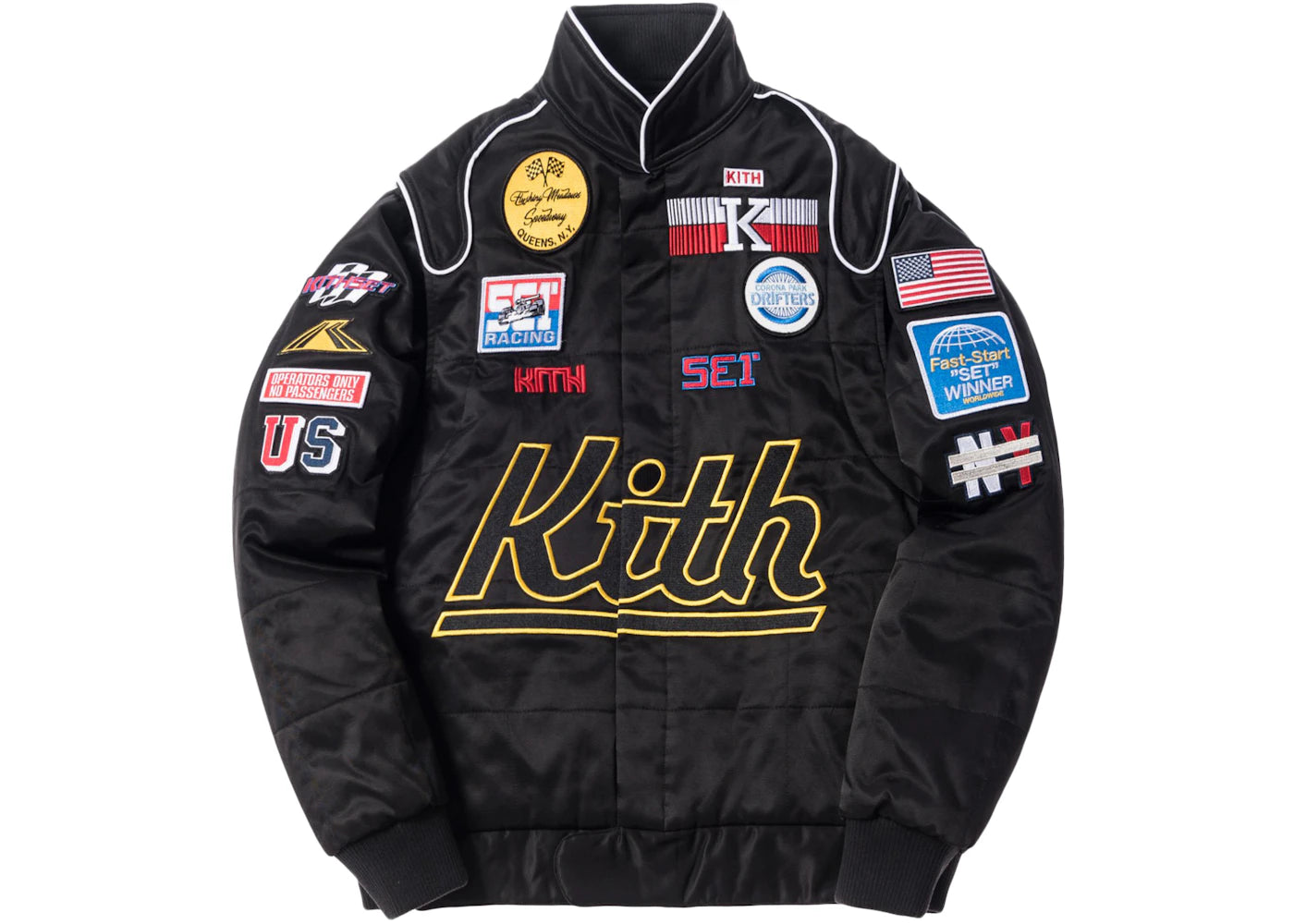 Kith Racing Jacket Black