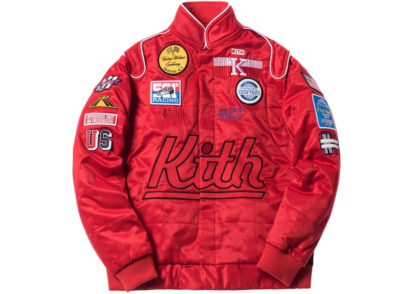 Kith Racing Jacket Red