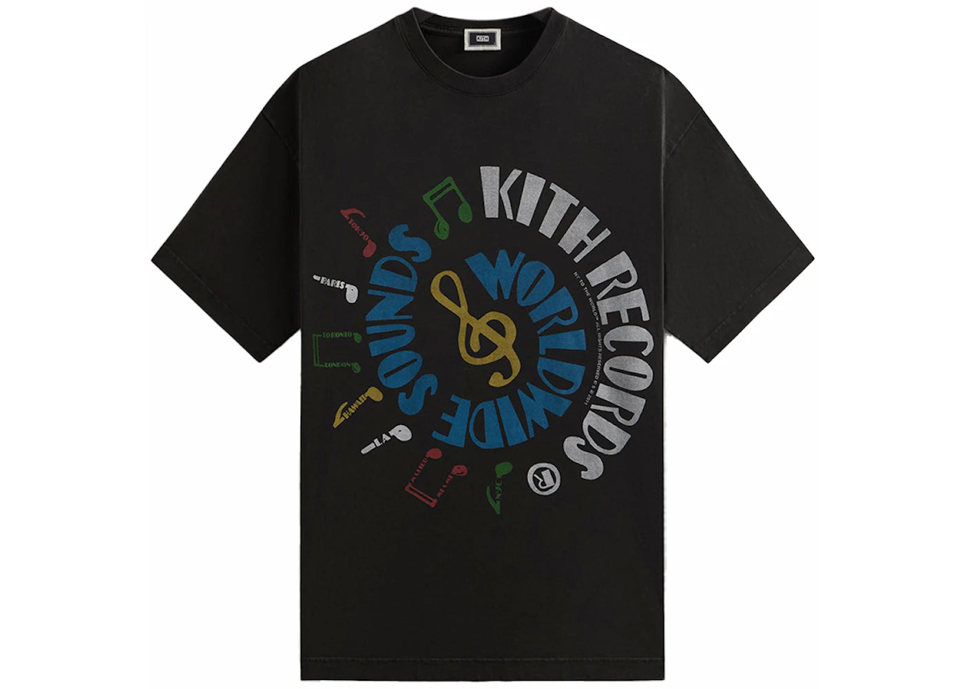 Kith Records Vintage Tee Black