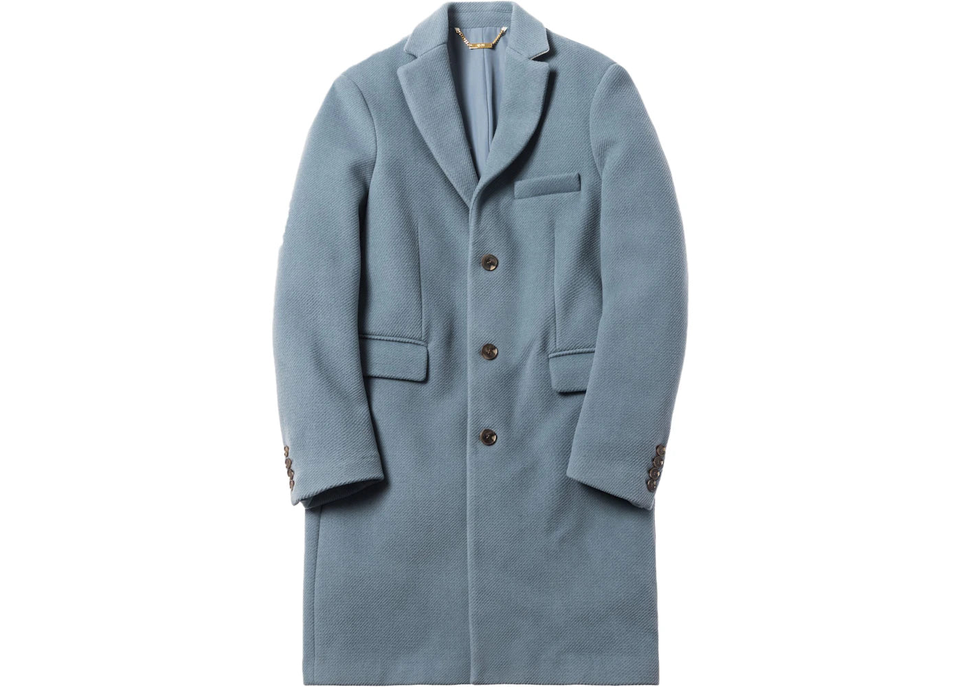 Kith Royce Wool Overcoat Smog Blue