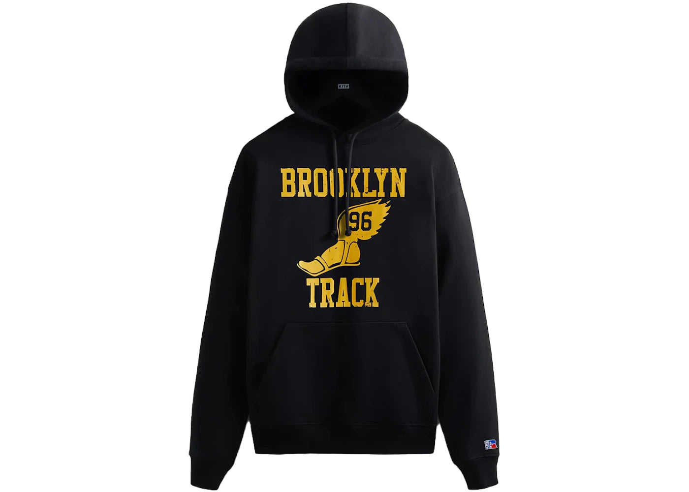 Kith Russell Athletic CUNY Brooklyn College Track Vintage Hoodie Black