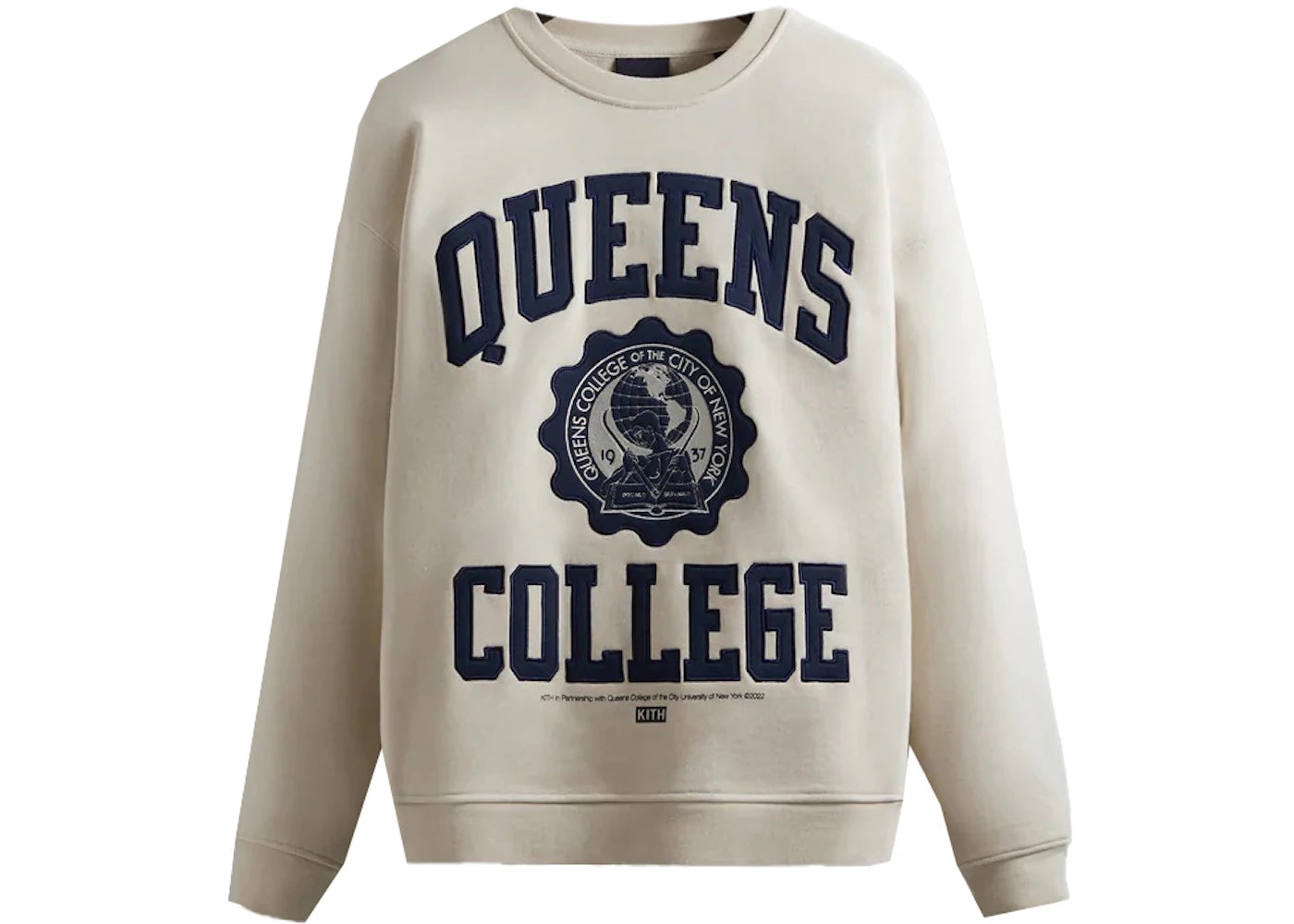 Kith Russell Athletic CUNY Queens College Crewneck Waffle