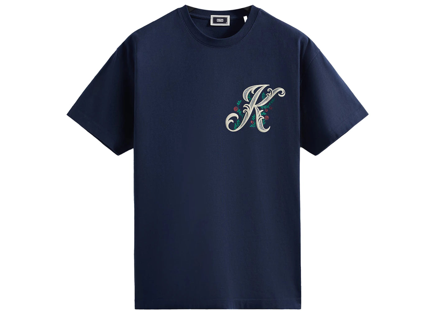 Kith Script Floral Tee Nocturnal