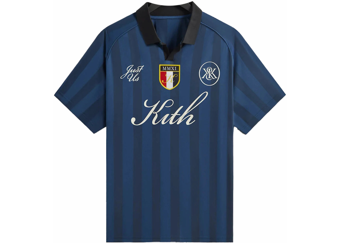 Kith Shadow Stripe Marcel Soccer Jersey Gulf