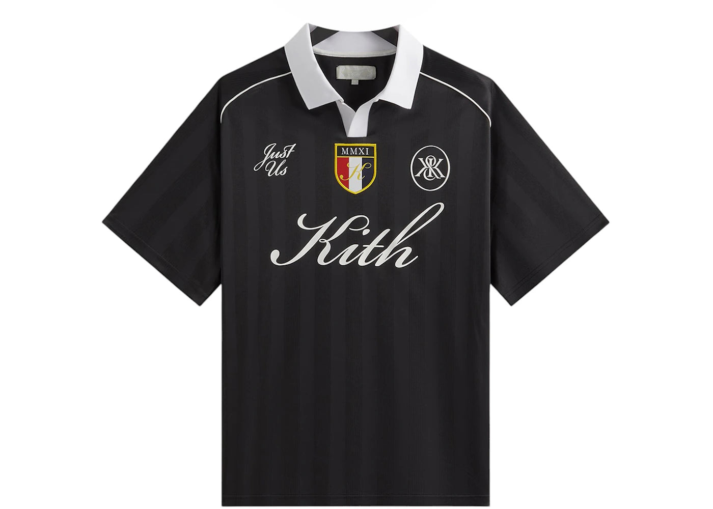 Kith Shadow Stripe Marcel Soccer Top Black