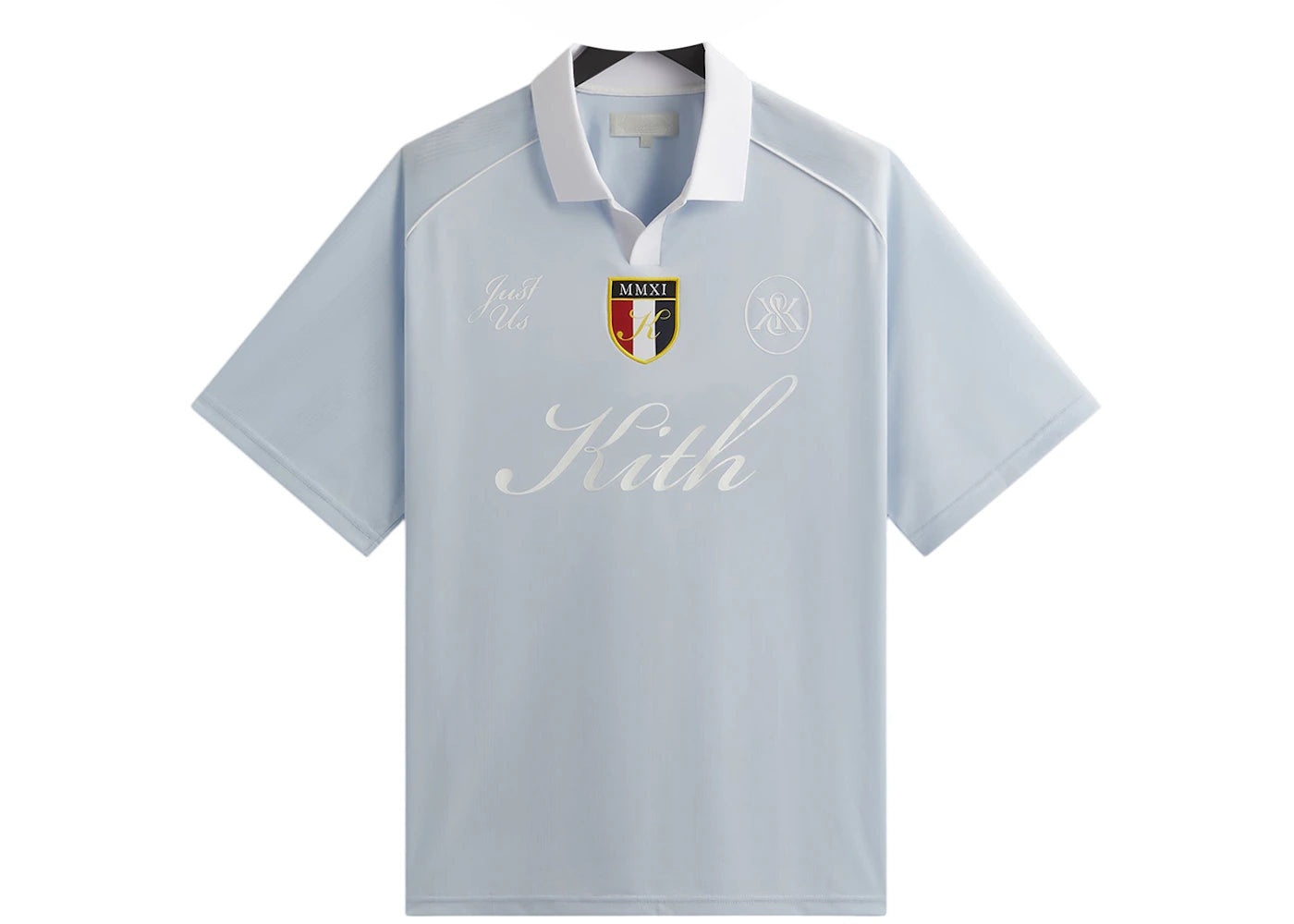 Kith Shadow Stripe Marcel Soccer Top Light Indigo