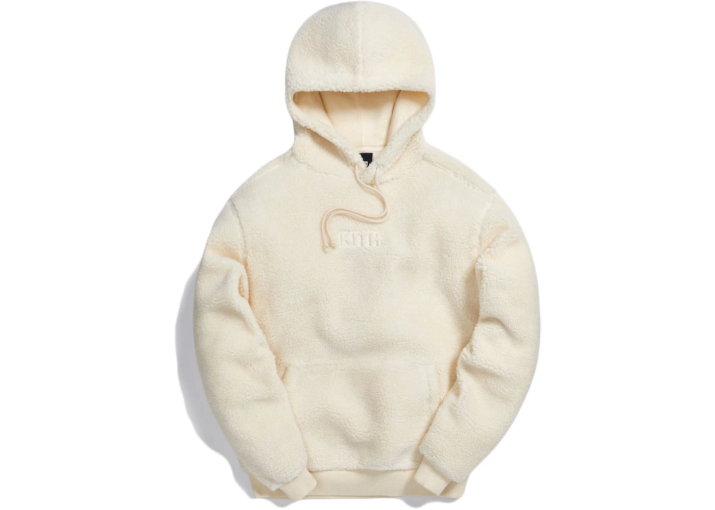 Kith Sherpa Classic Logo Hoodie Marshmallow
