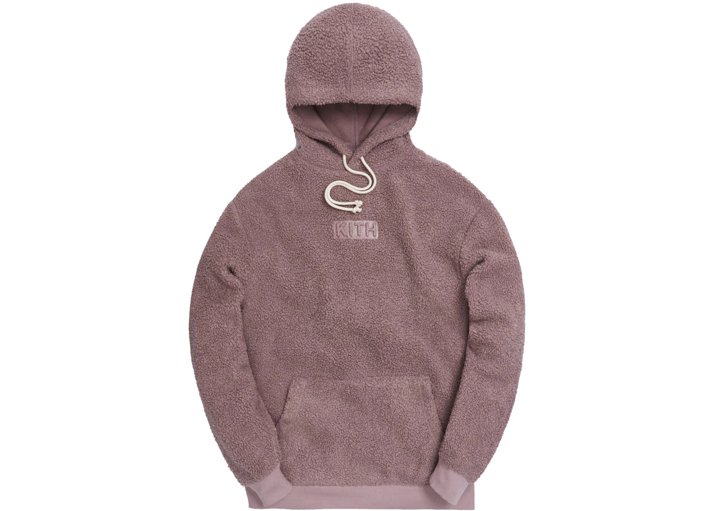 Kith Sherpa Williams III Hoodie Mauve