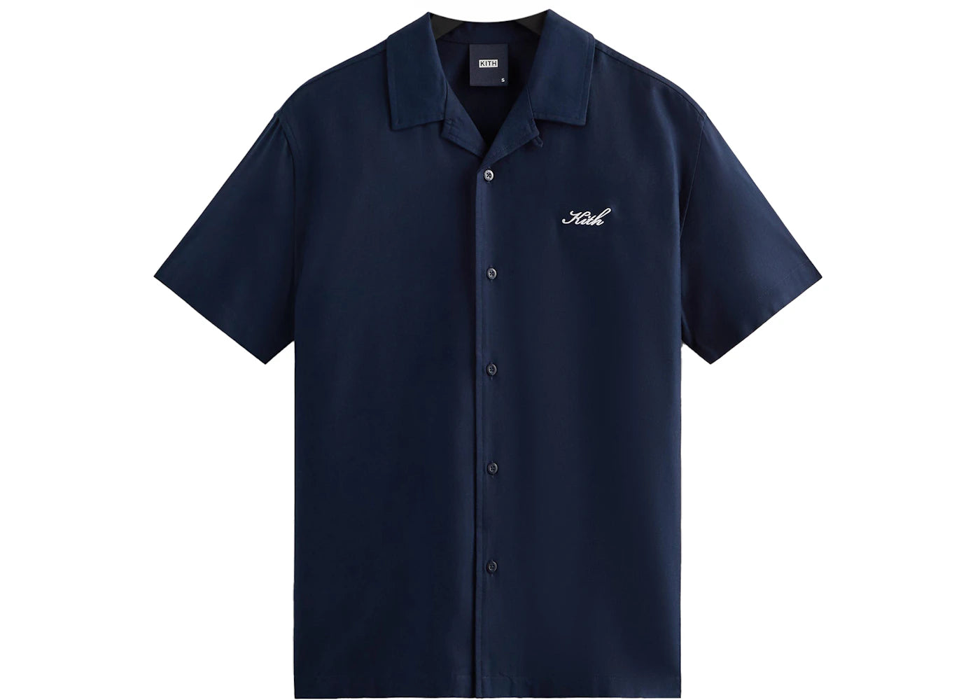 Kith Silk Cotton Thompson Camp Collar Shirt Nocturnal