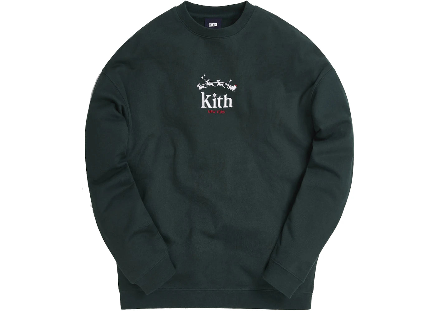 Kith Sleigh Serif Crewneck Scarab