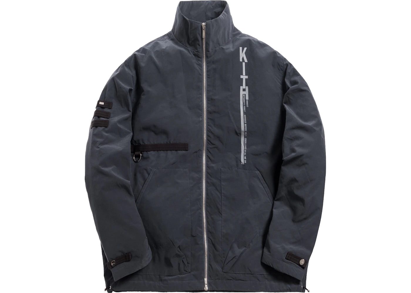 Kith Solid Militia Ripstop Jacket Ebony