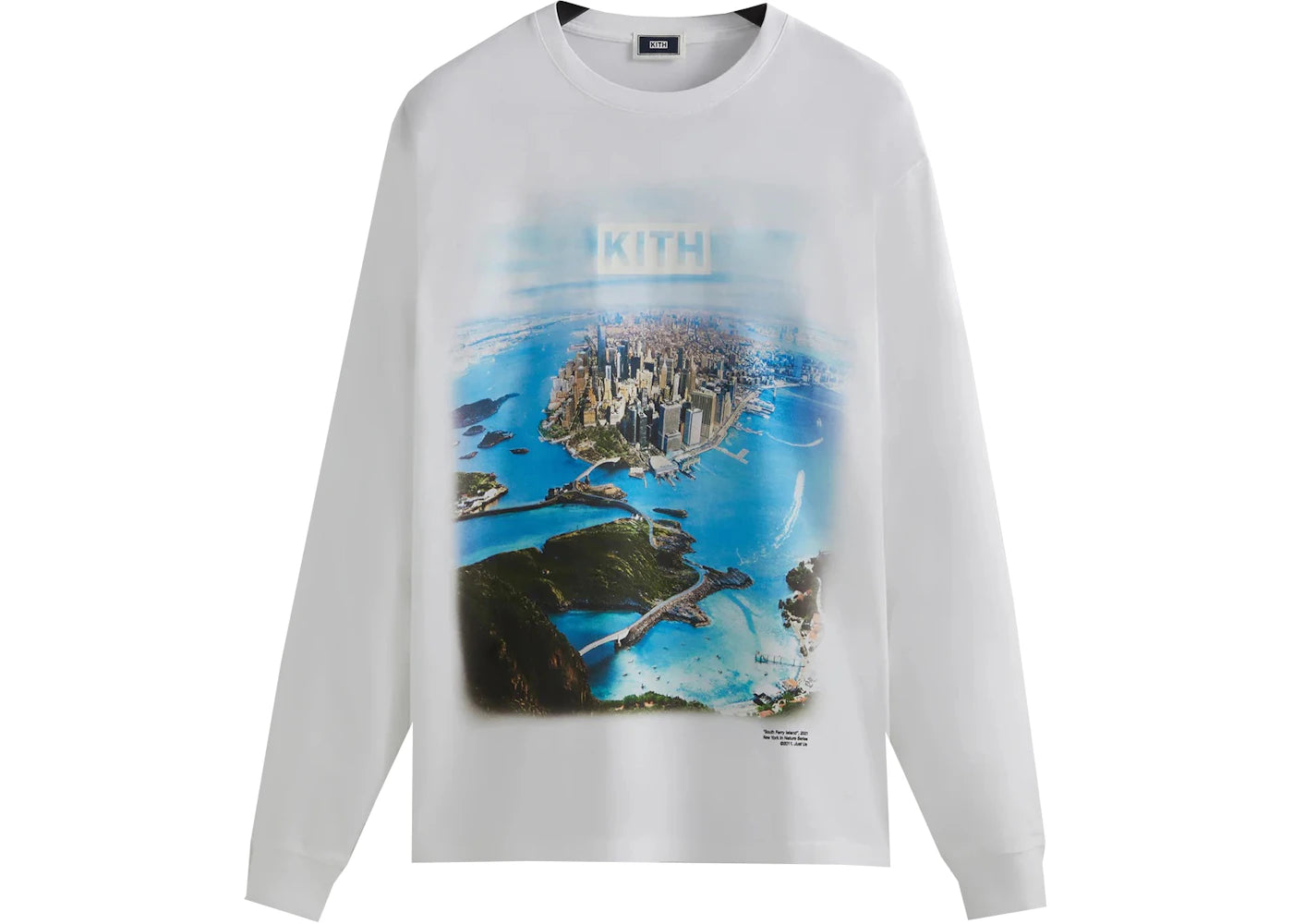 Kith South Ferry L/S Tee White