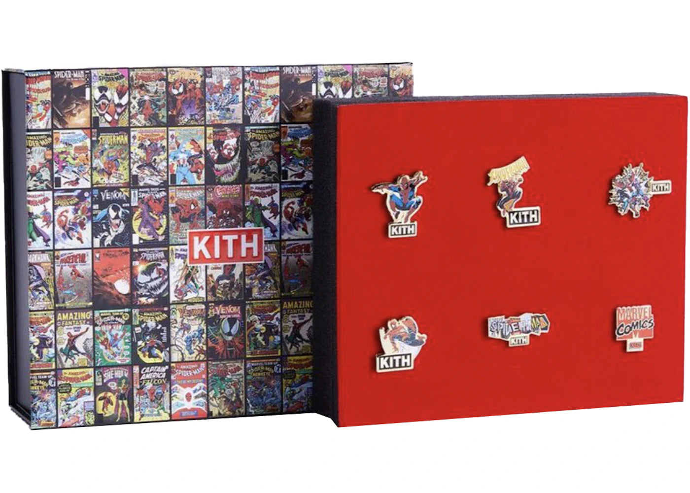 Kith Spider-Man Enamel Pin Set