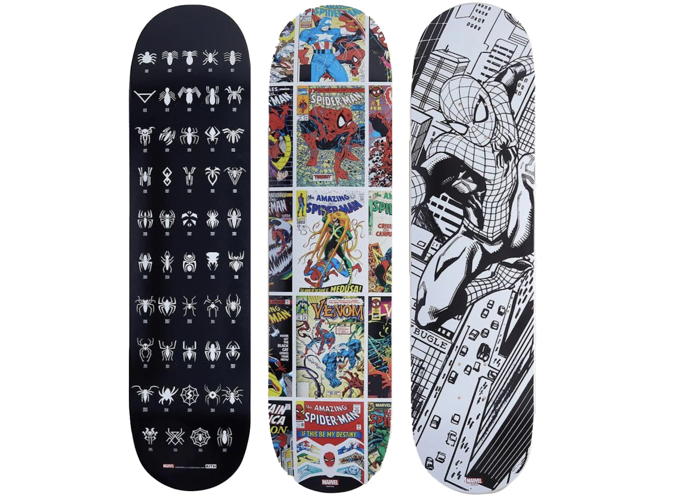 Kith Spider-Man Skateboard Deck Set