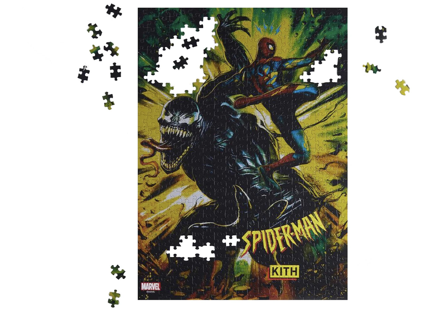 Kith Spider-Man Venom Battle Jigsaw Puzzle (500 Pieces)