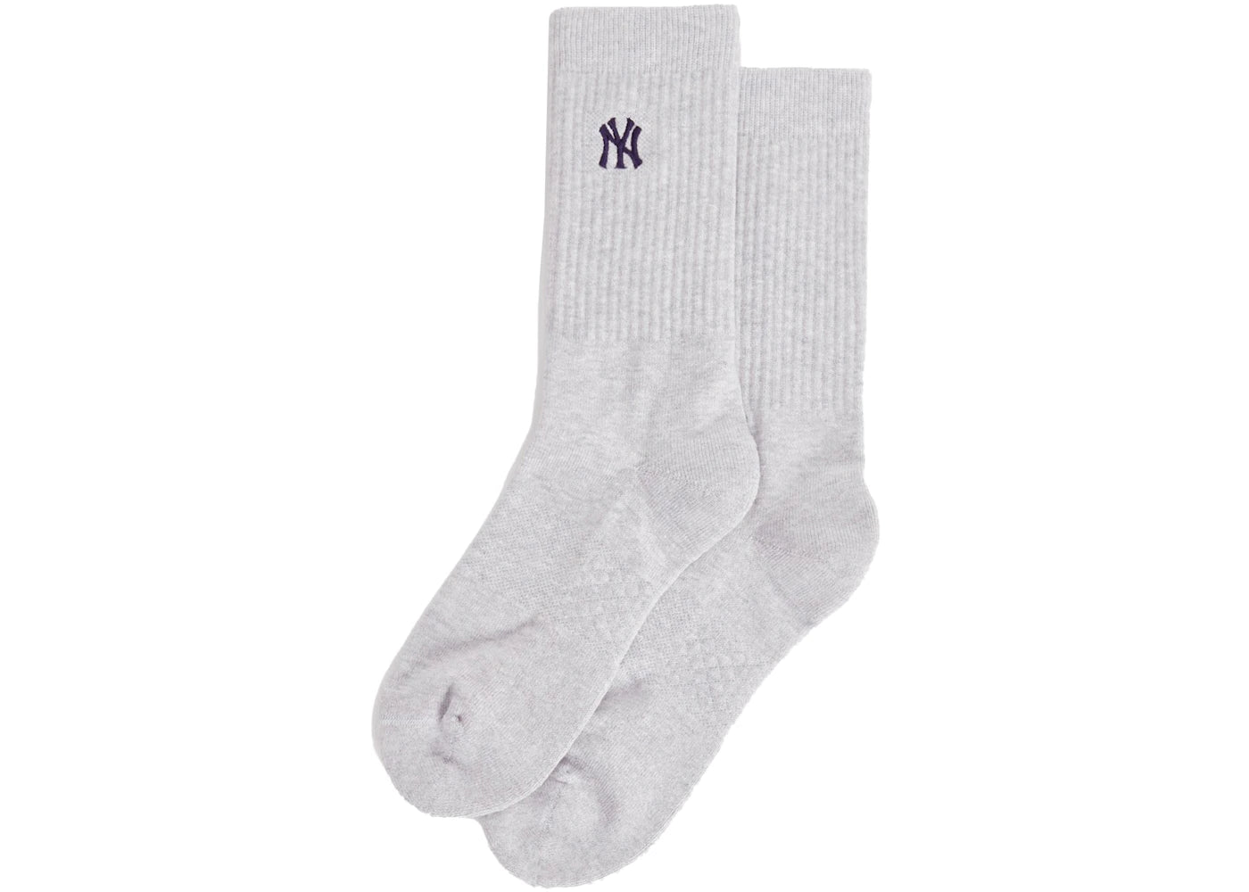 Kith Stance for New York Yankees Socks Light Heather Grey