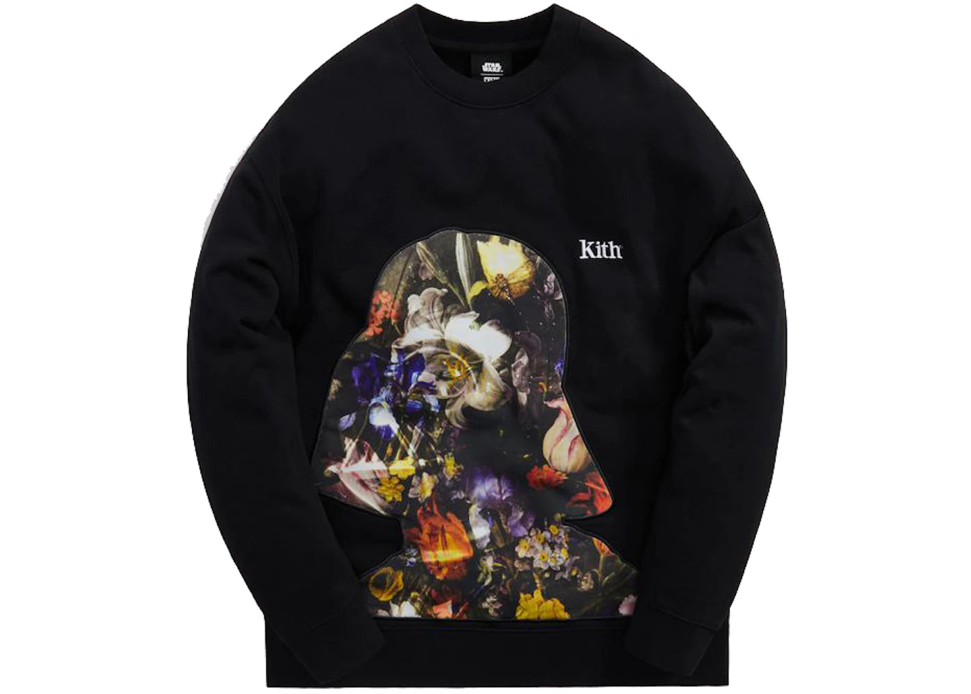 Kith x STAR WARS Floral Vader Crewneck Black