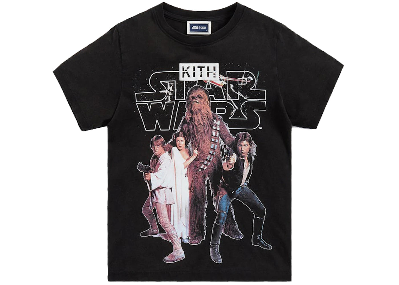 Kith x STAR WARS Kids Classic Tee Black