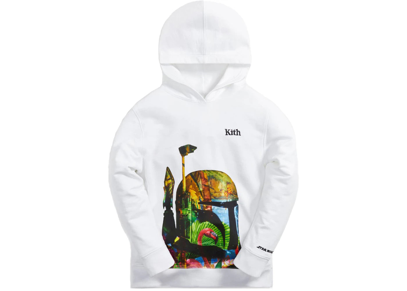 Kith x STAR WARS Kids Floral Hoodie White