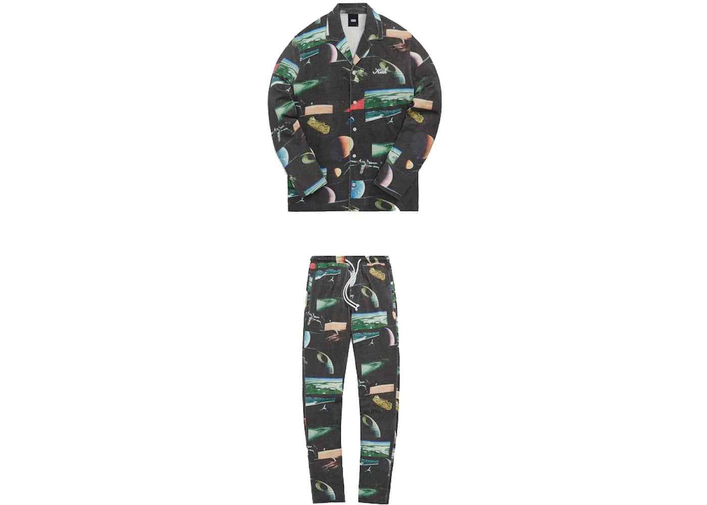 Kith x STAR WARS Planets Pajama Set Black