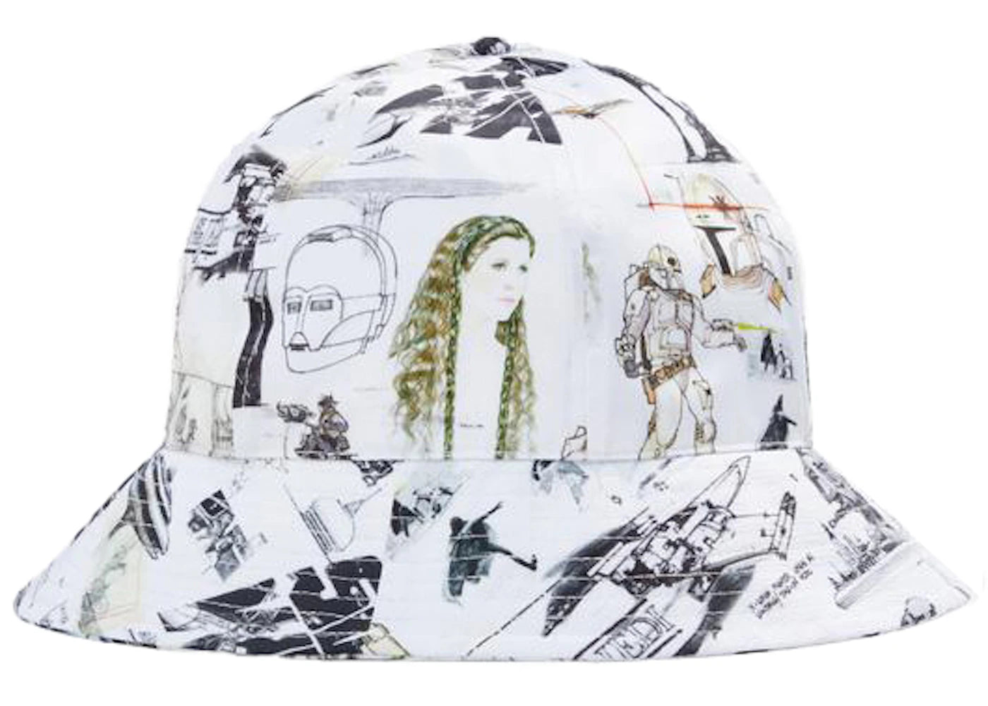 Kith x STAR WARS Toil Bucket Hat White