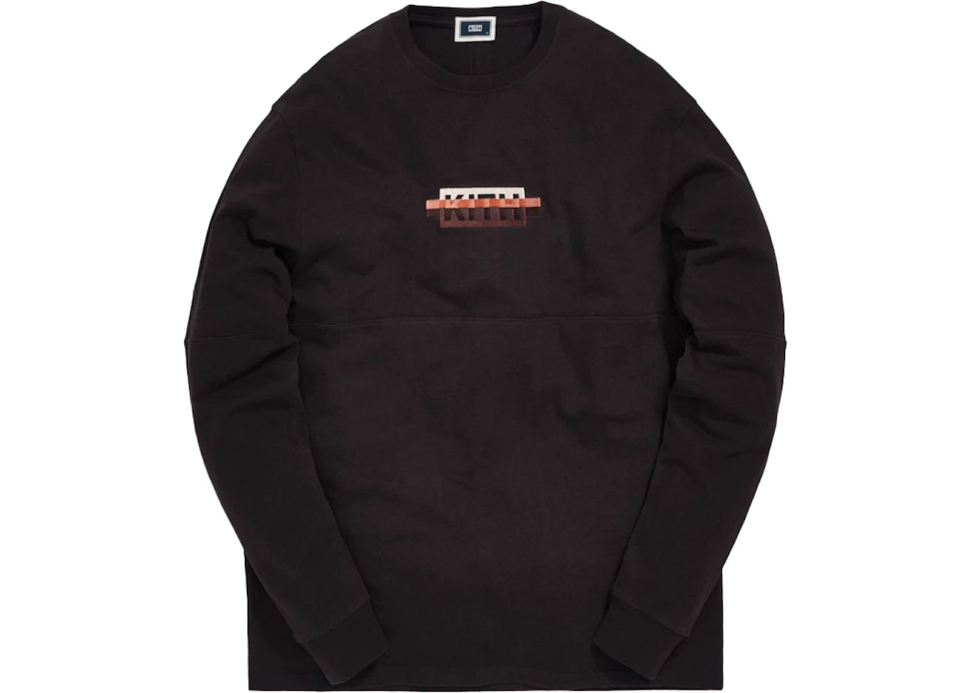 Kith Strike Through Panel L/S Tee Espresso