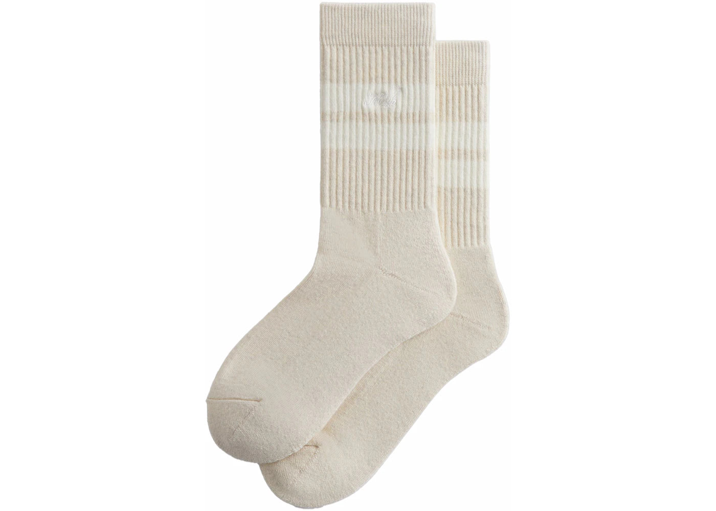 Kith Stripe Embroidery Script Crew Socks Lace