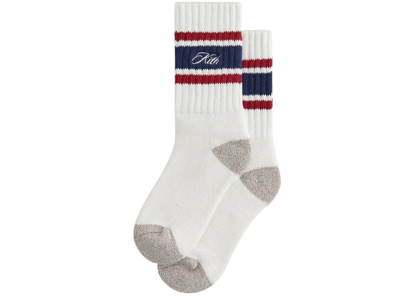 Kith Striped Chunky Crew Socks Nocturnal