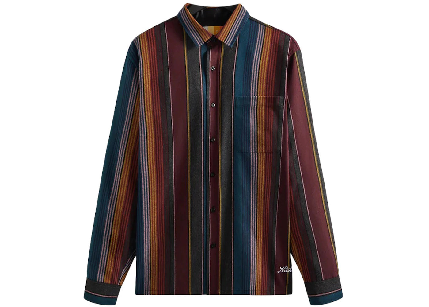 Kith Striped Ludlow Shirt Void