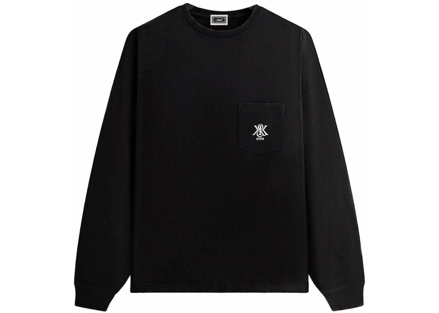 Kith Sueded Jersey Leonard Pocket Tee Black
