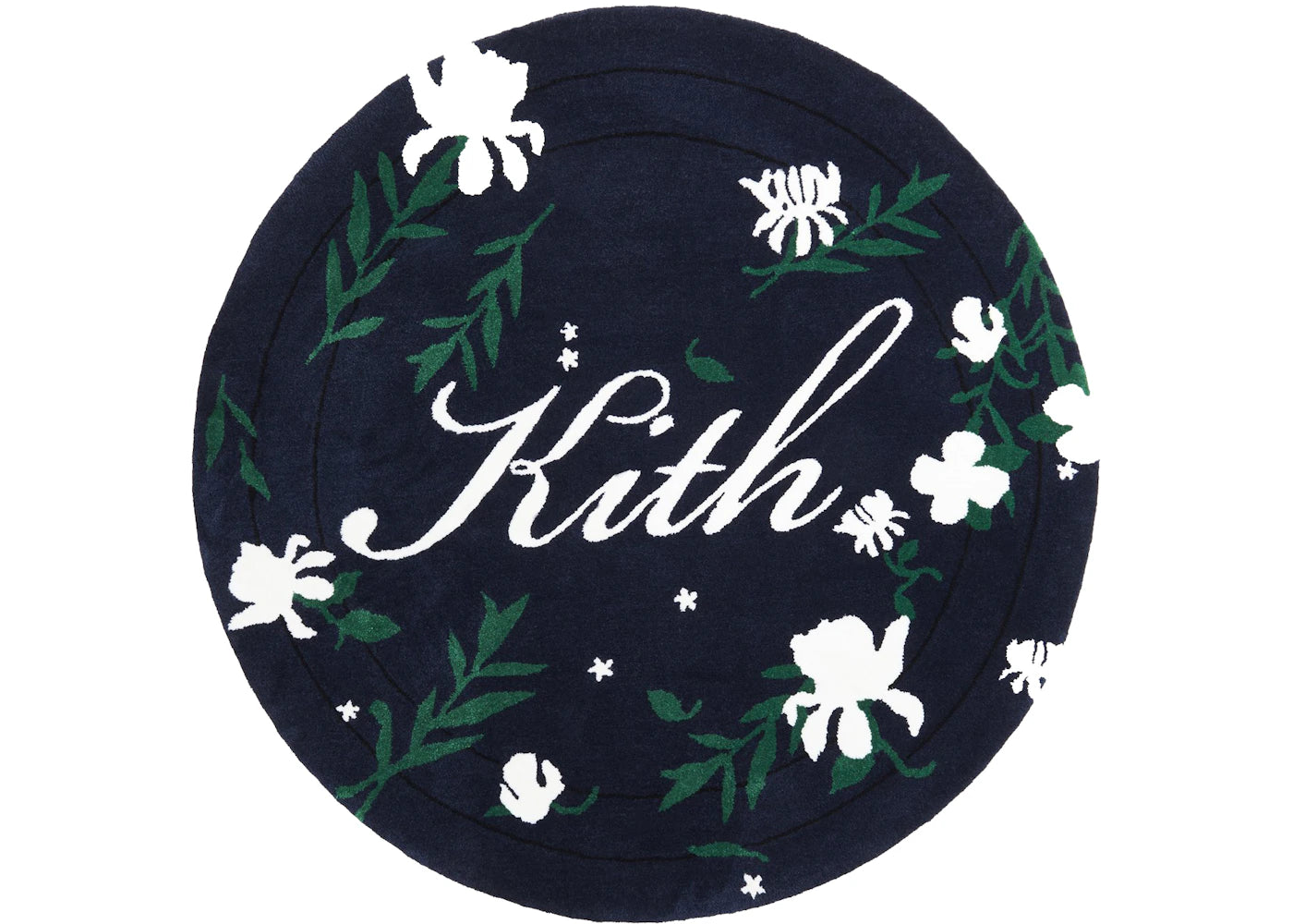 Kith Summer Floral Script Rug Nocturnal