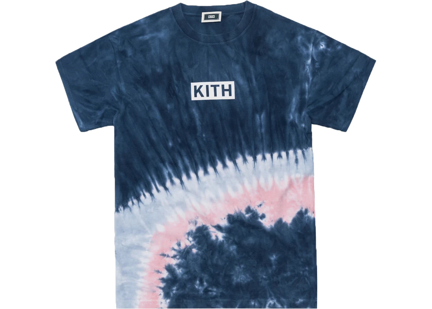 Kith Summer Tie Dye Tee Blue/Pink