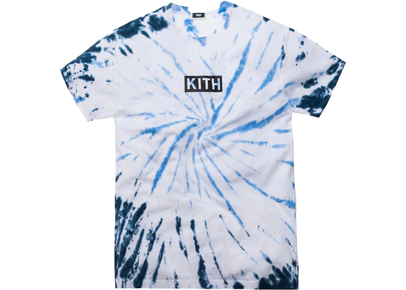 Kith Summer Tie Dye Tee Blue/White