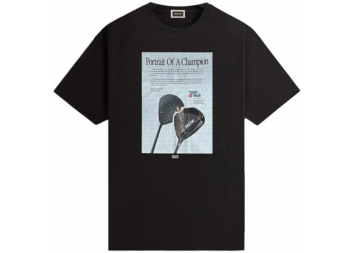 Kith TaylorMade Champion Vintage Tee Black