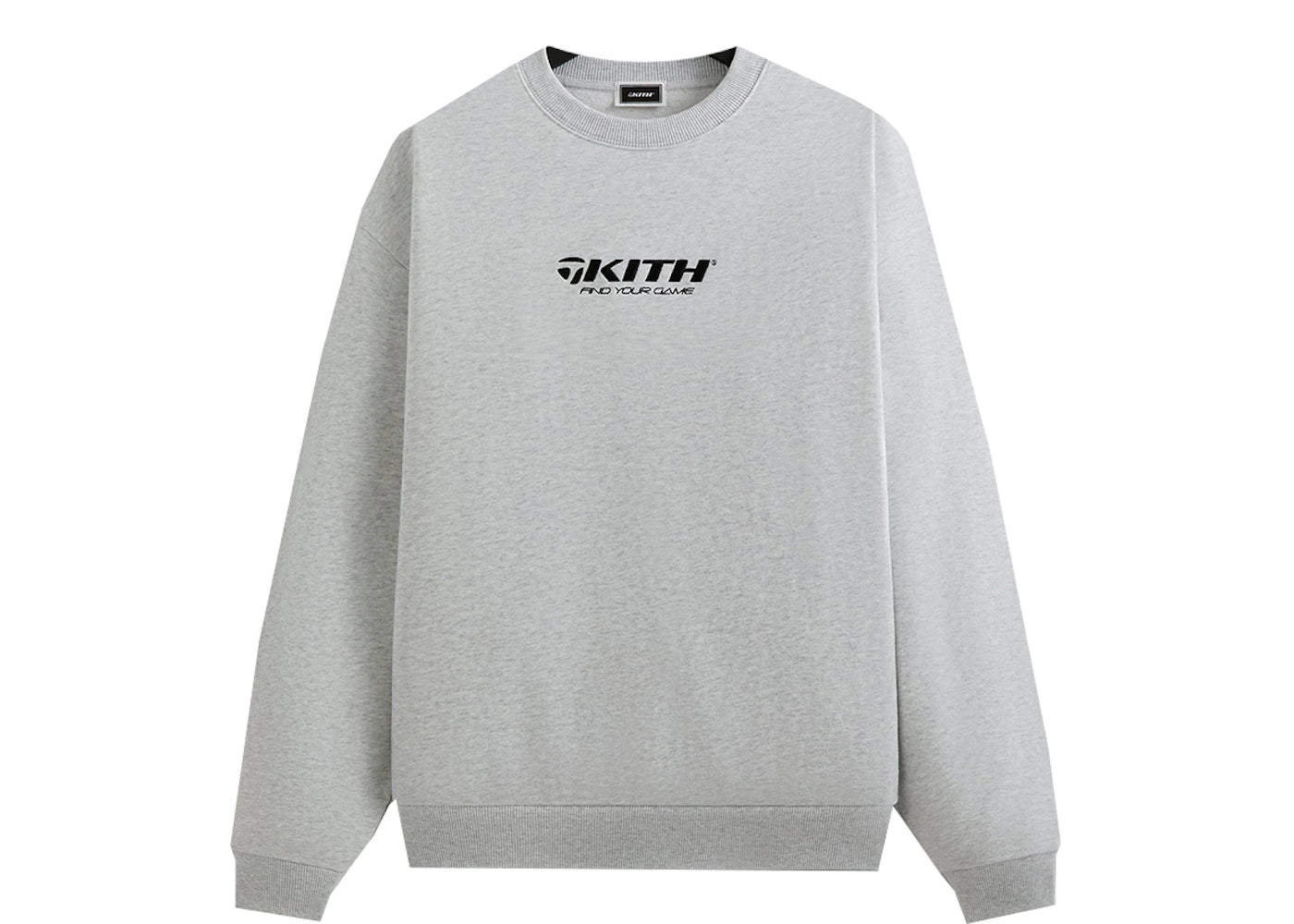Kith TaylorMade Find Your Game Nelson Crewneck Light Heather Grey