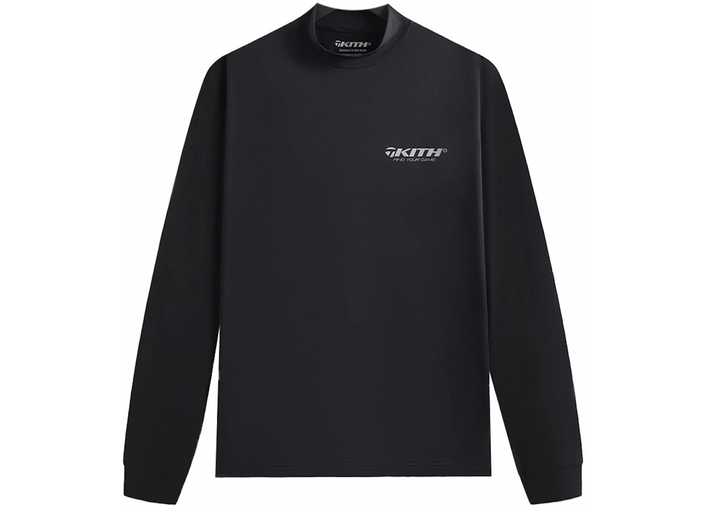 Kith TaylorMade Scratch Mock Neck Black