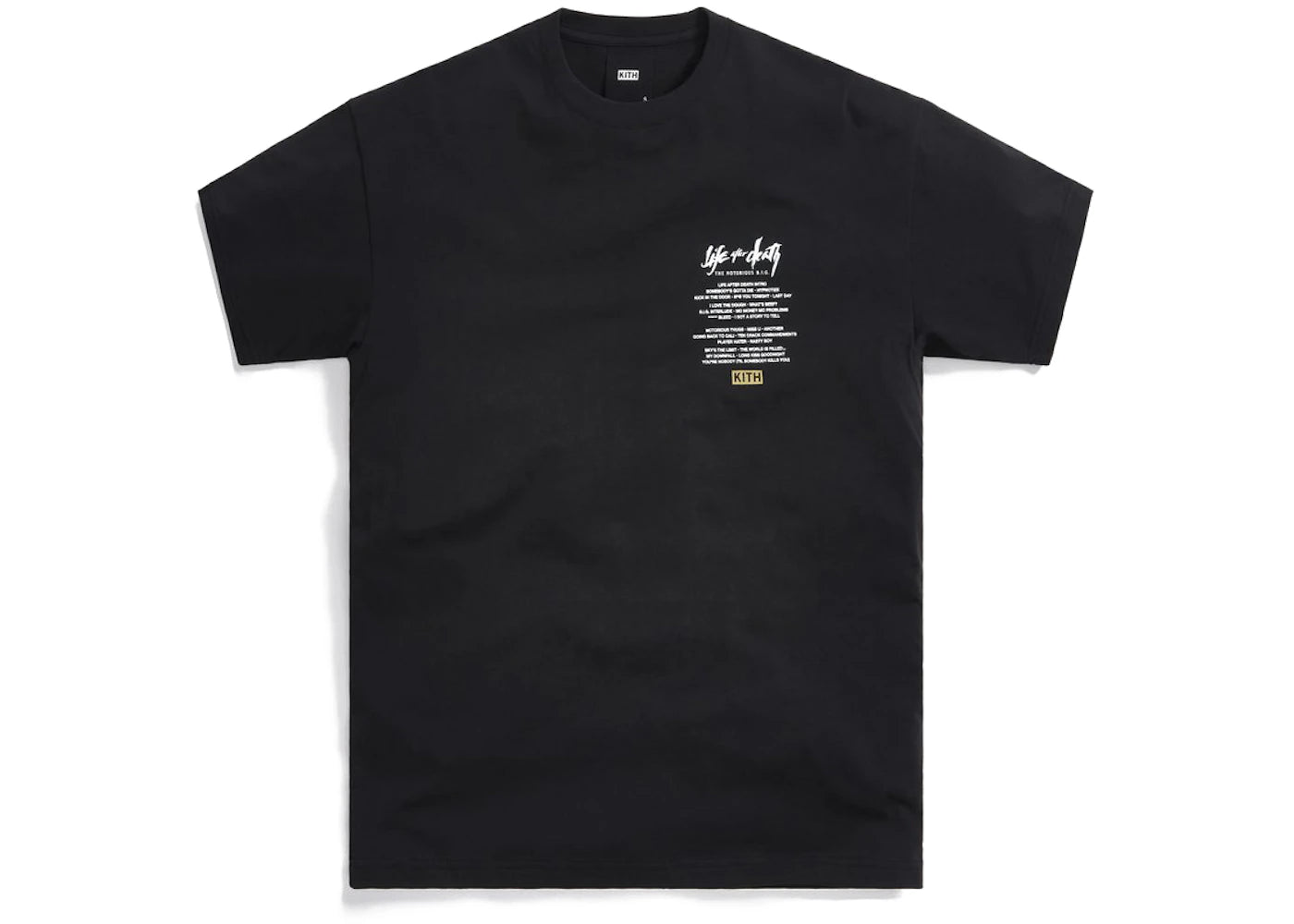 Kith The Notorious B.I.G Life After Death Tee Black