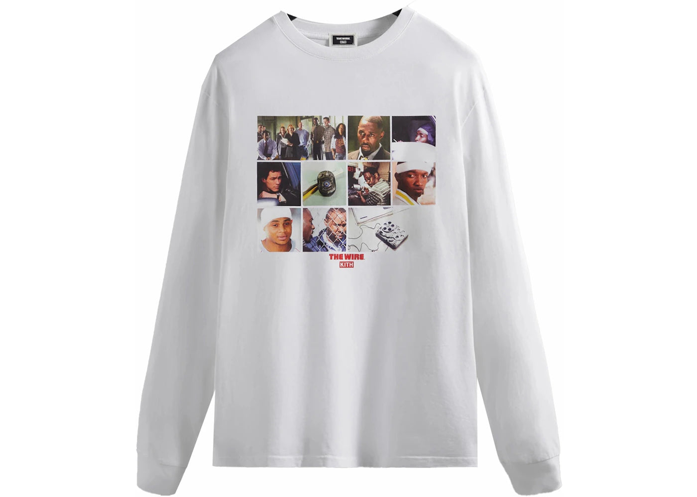 Kith The Wire Kings And Pawns L/S Tee White